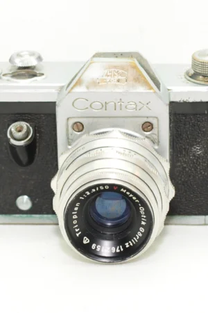 Contax S vintage camera with Meyer-Optik Trioplan 50mm lens
